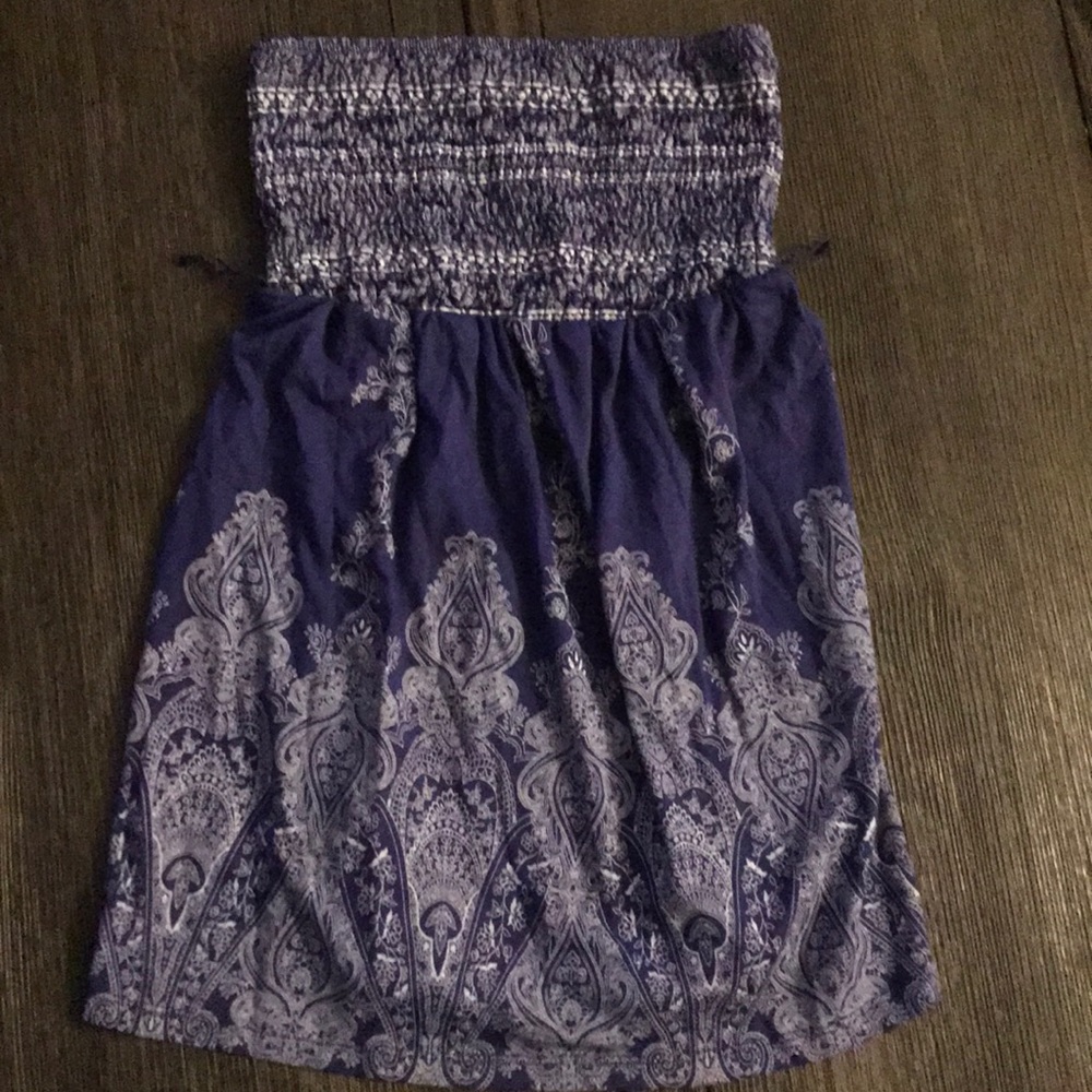 Juniors Size small, handkerchief print tube top